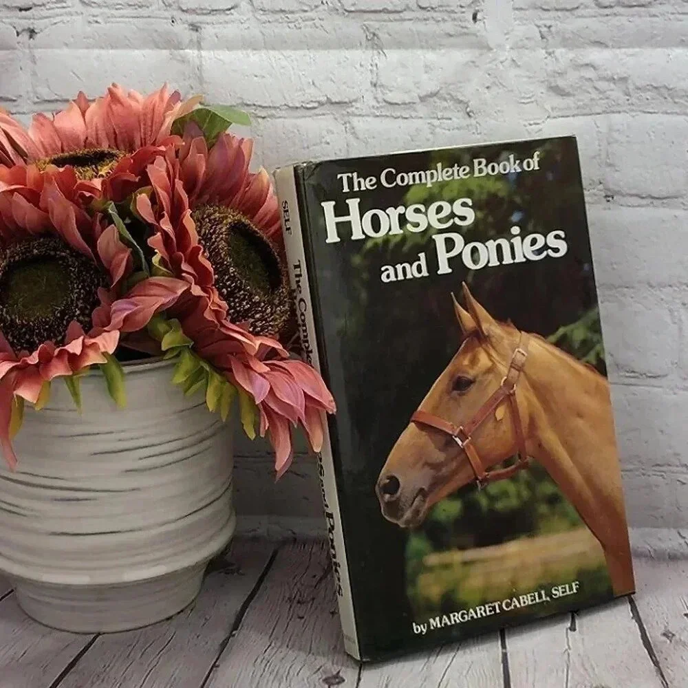 Vintage 1963 THE COMPLETE BOOK OF HORSES AND PONIES countryside